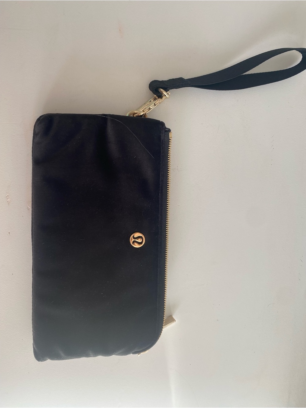 Now and always  Wristlet Clutch with Gold Accent (lululemon)